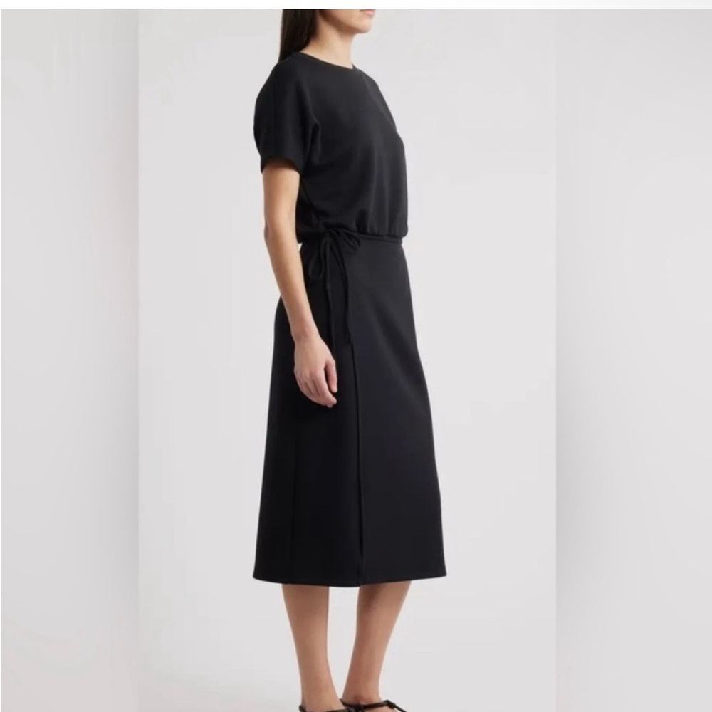 SPANX Air Essentials Tie Waist Midi Dress - Picture 2 of 5